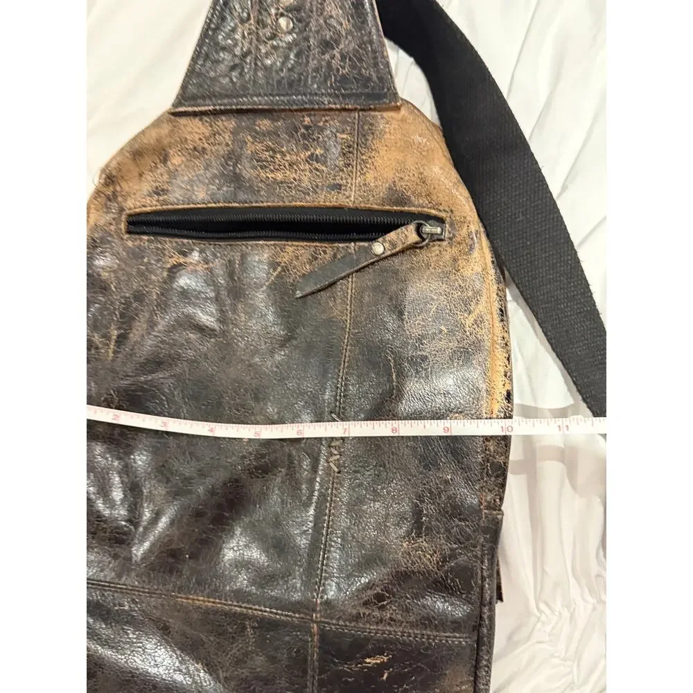 Bed Stu Boss Weathered Sling Crossbody Messenger Bag